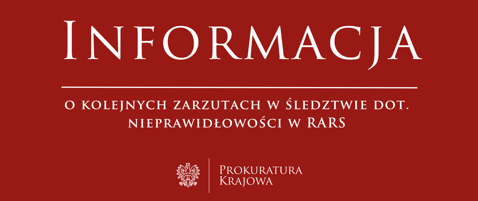 Informacja o kolejnych podejrzanych w śledztwie dotyczącym nieprawidłowości w Rządowej Agencji Rezerw Strategicznych 