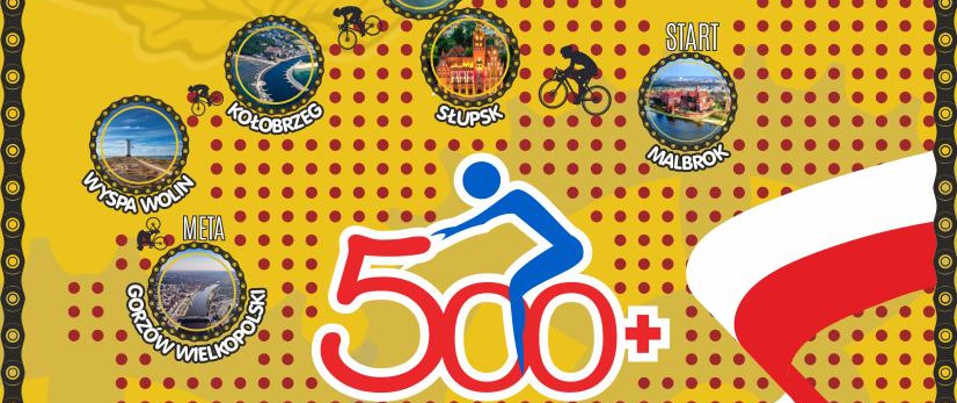 Strażacki rajd rowerowy „500 kilometrów +”