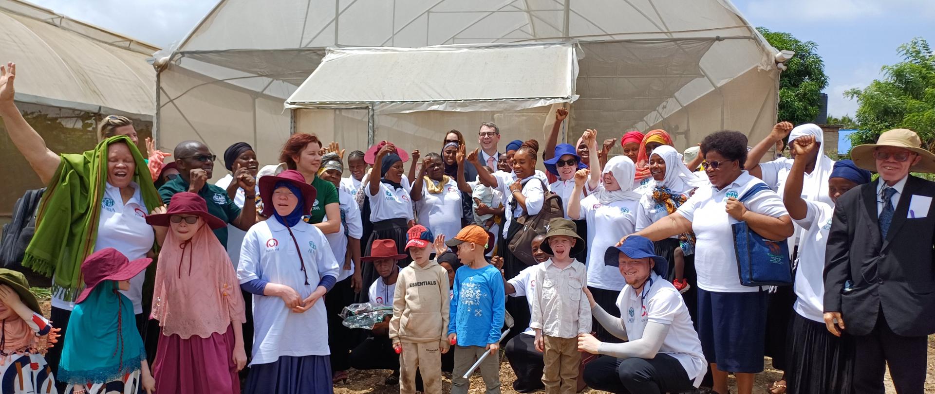 Climate Action for Food and Education Project for People with Albinism (CAFE) Project conducted by ADRA Polska and ADRA Tanzania under Polish Aid 