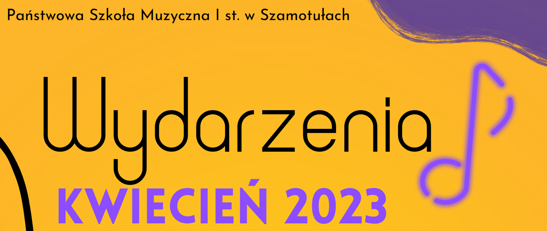 Wydarzenia które odbędą się w kwietniu w szkole