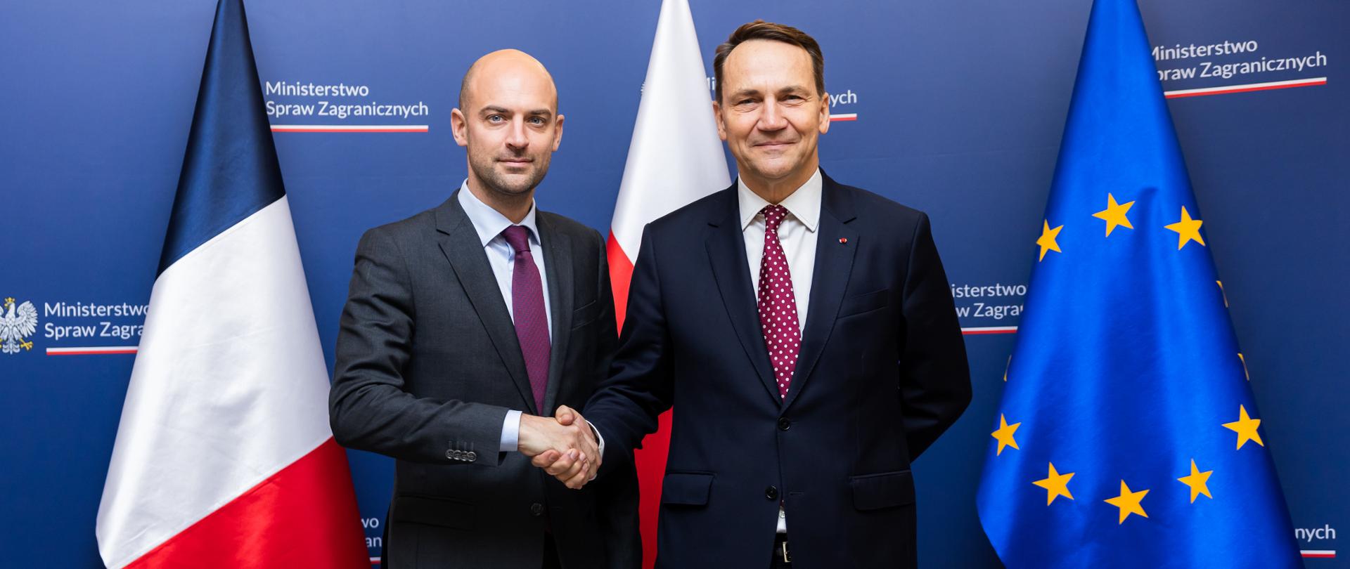 Rozmowa Ministrów Spraw Zagranicznych Polski i Francji