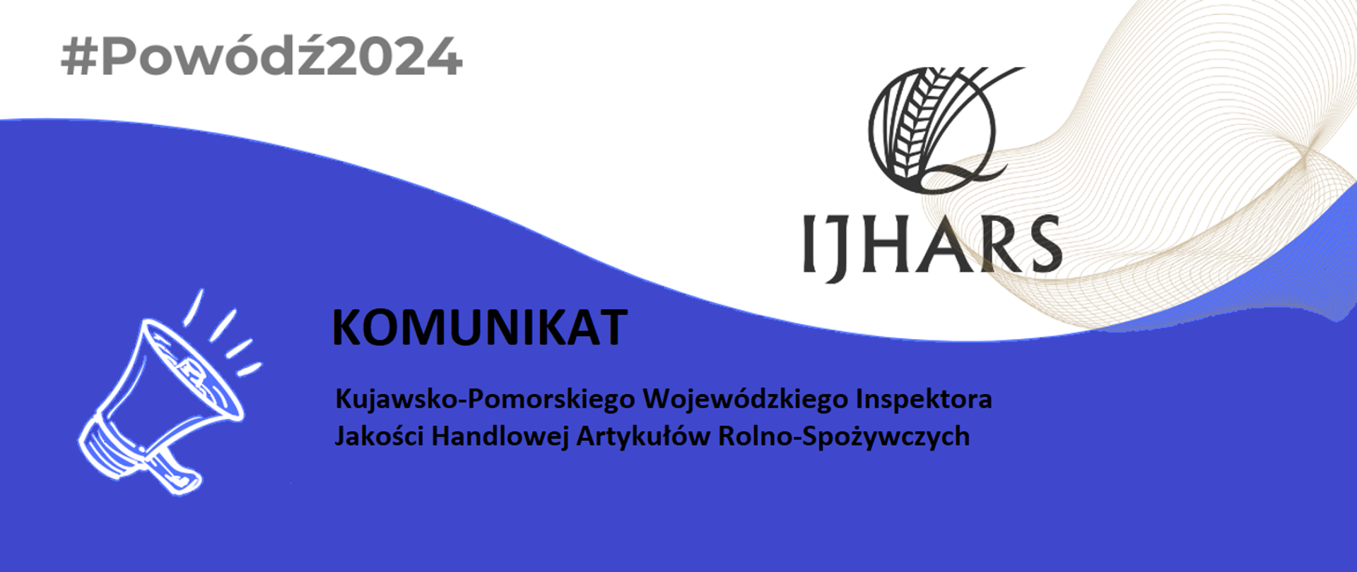 Baner komunikat po powodzi