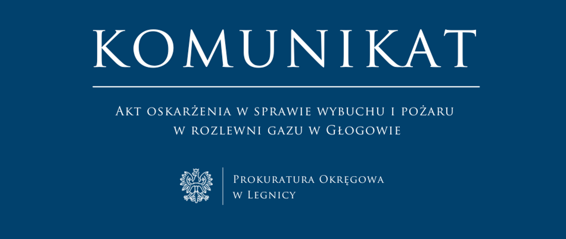 Akt oskarżenia w sprawie wybuchu i pożaru w rozlewni gazu w Głogowie