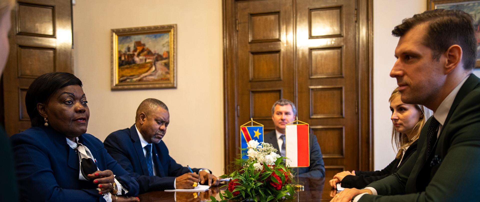 Ambasador Demokratycznej Republiki Kongo odwiedziła Łódzki Urząd Wojewódzki