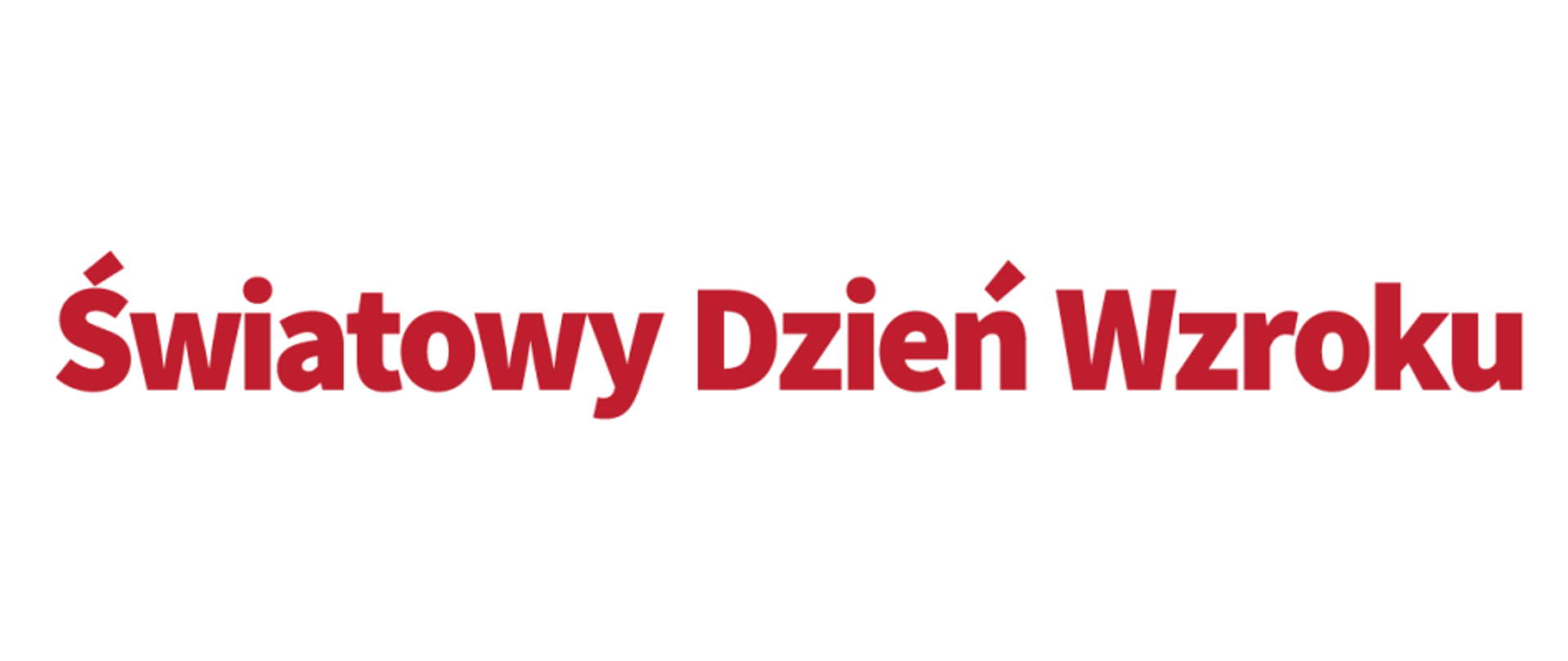 Światowy dzień wzroku