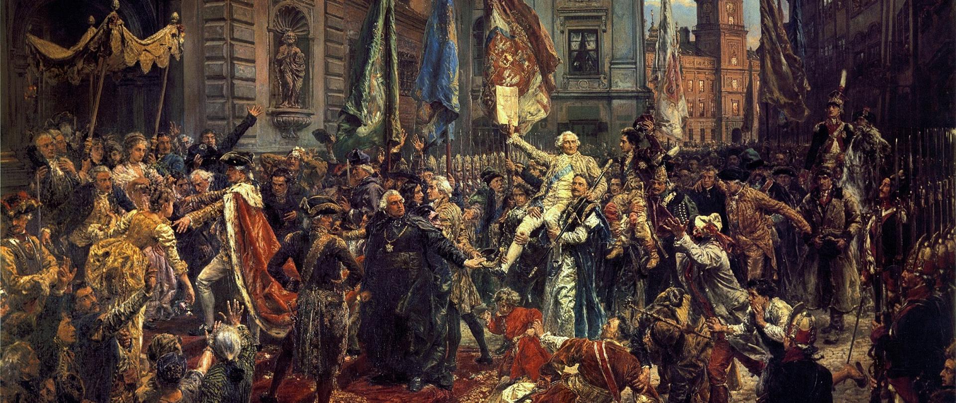 Constitution of 3 May – painting by Jan Matejko (1838–1893)