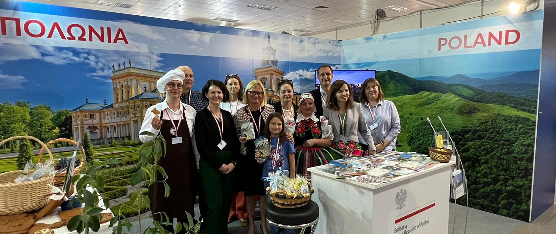 Polskie stoisko na targach "Travel Expo Cyprus 2023"