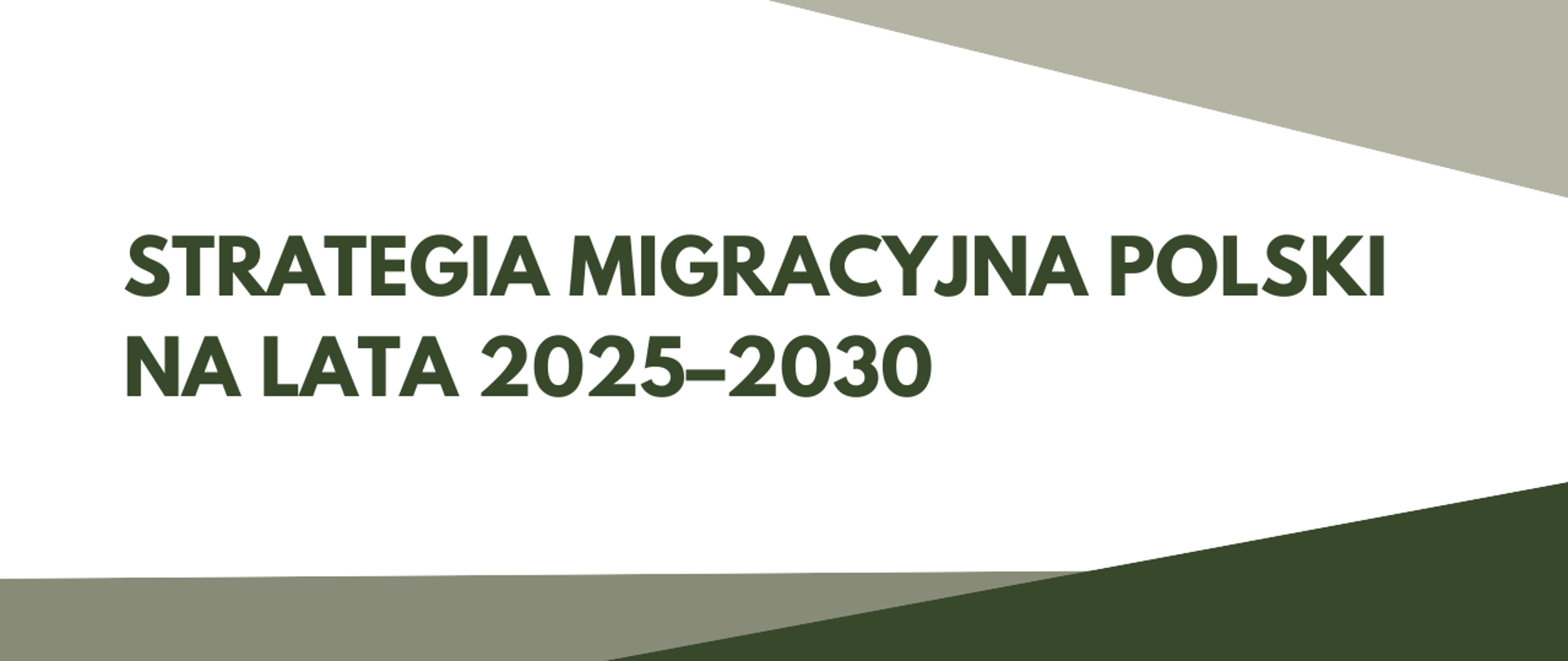 Strategia migracyjna Polski na lata 2025-2030