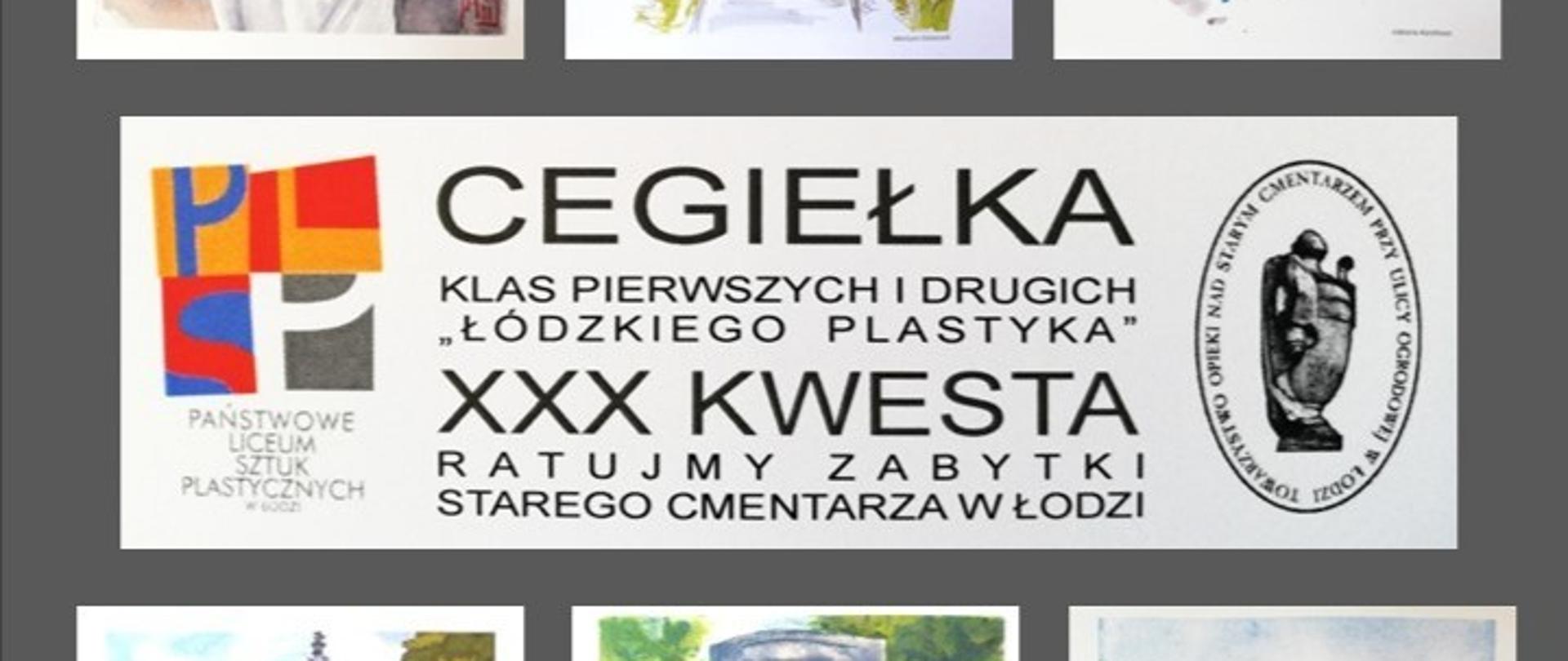 Na zdjęciu plakat promujący kwestę