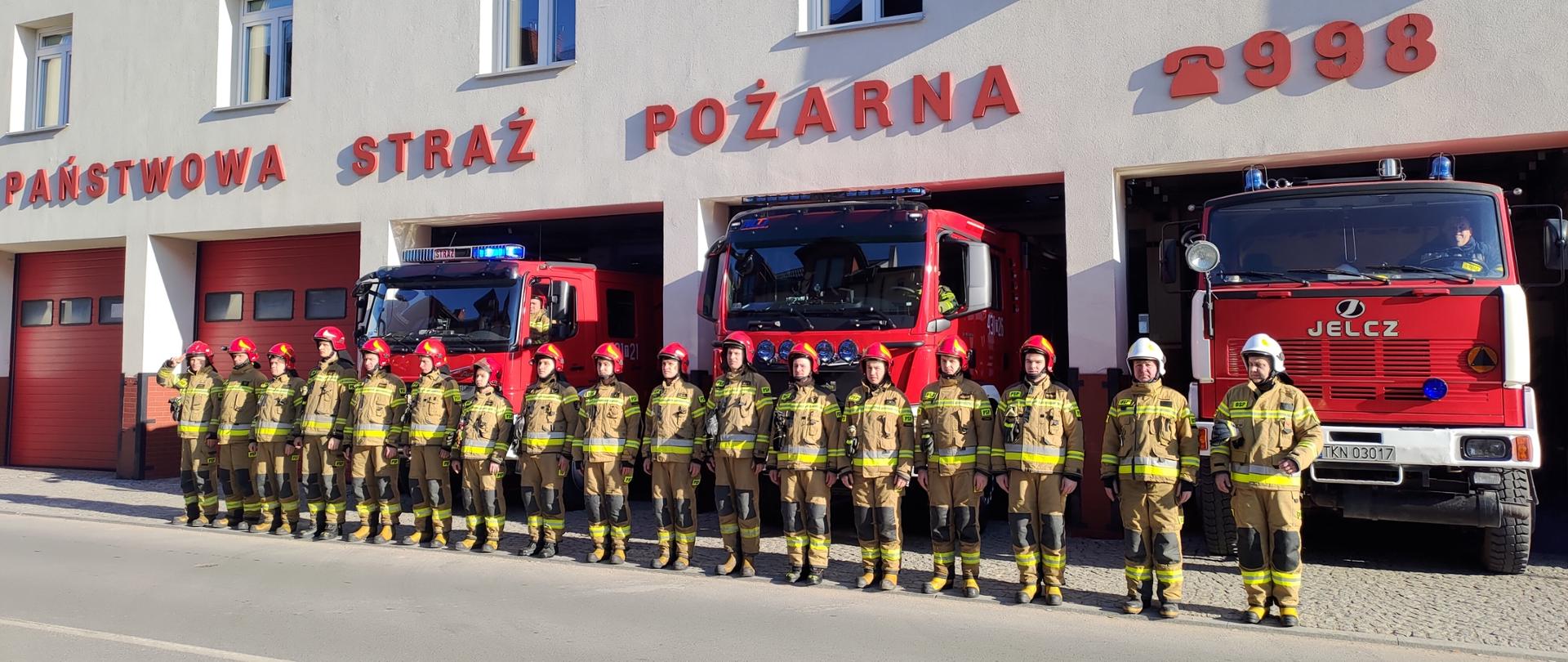 Koneccy strażacy uczcili minutą ciszy ukraińskich strażaków