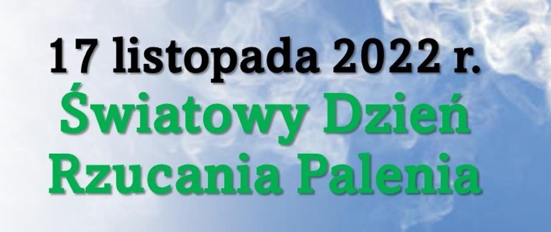 Światowy Dzień Rzucania Palenia