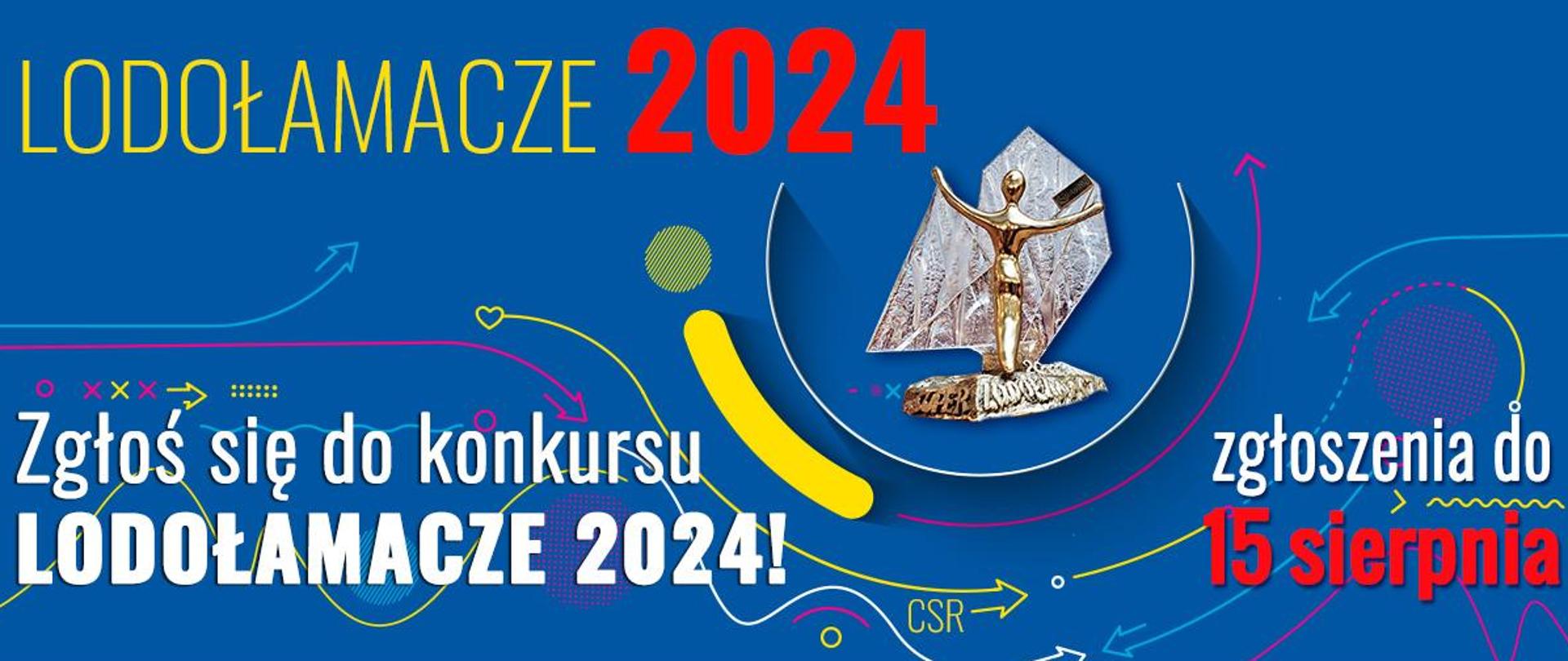 Grafika informująca o konkursie Lodołamacze 2024