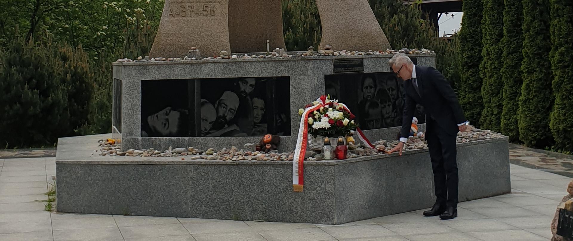Pomnik Ofiar Marszu Śmierci pod Kaliningradem 1945 r.