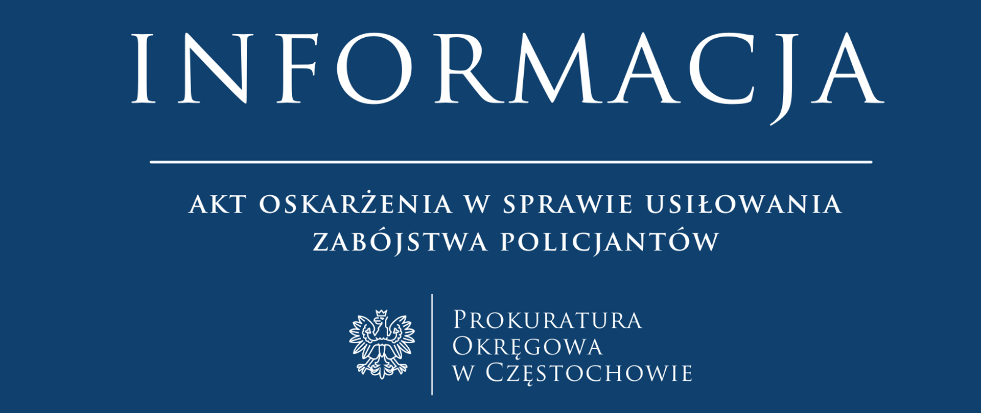 akt oskarżenia w sprawie usiłowania zabójstwa policjantów