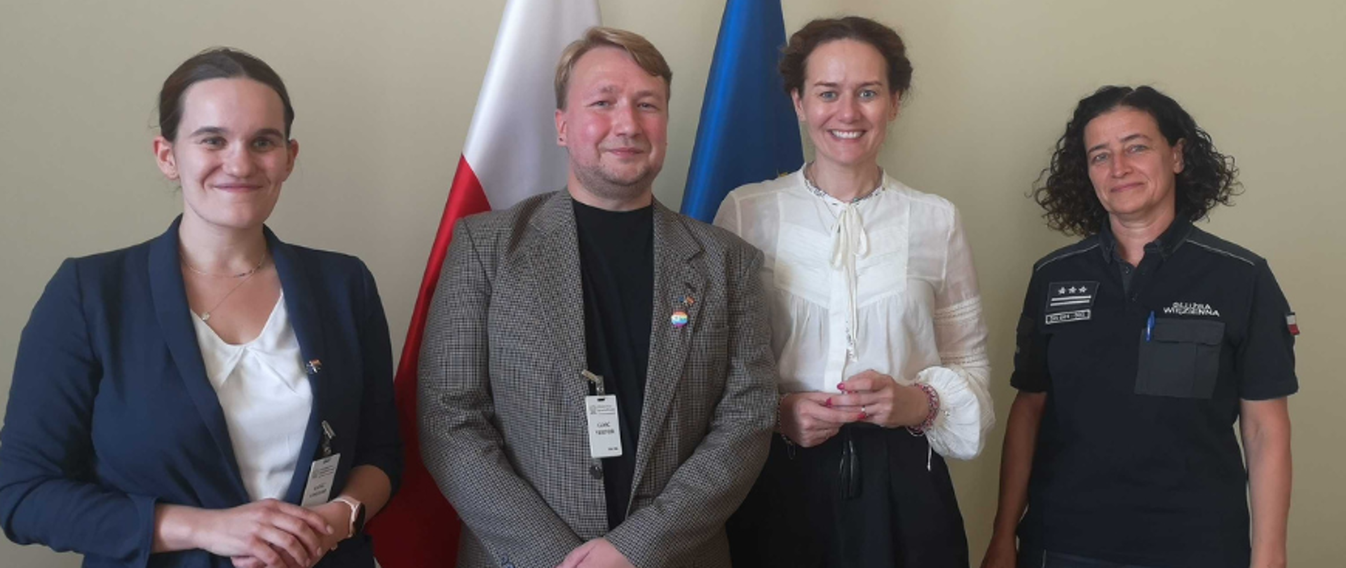 Wiceministra Sprawiedliwości Maria Ejchart i zastępca Dyrektora Generalnego SW płk Renata Niziołek spotkały się z przedstawicielami KPH, fot. SW. 