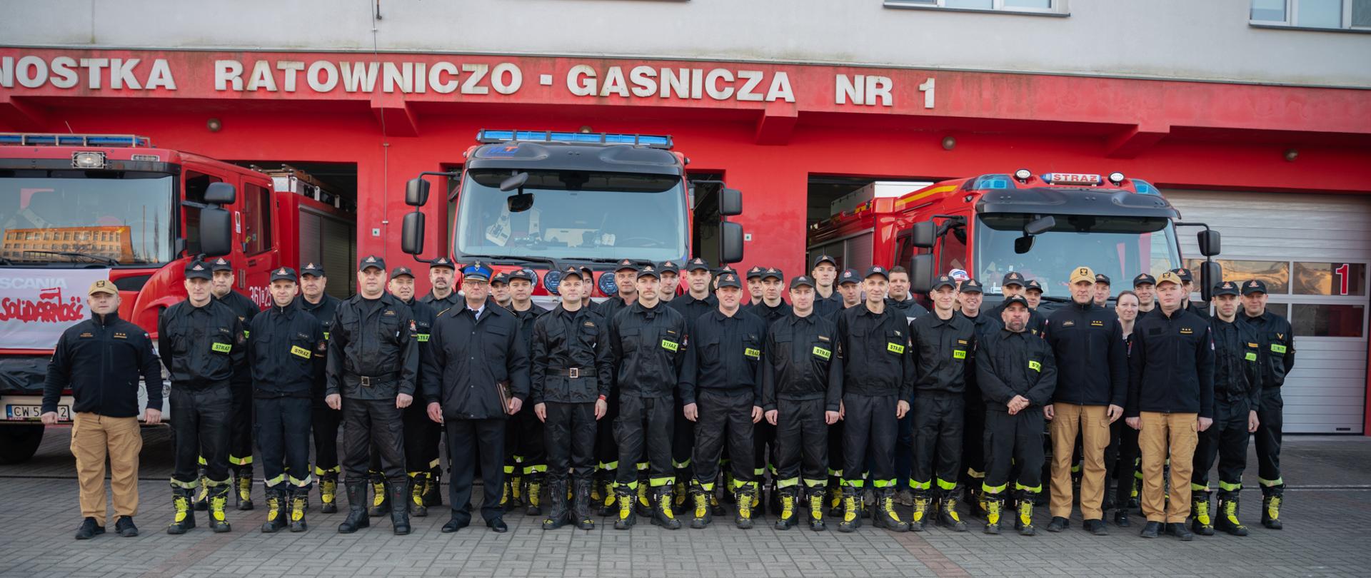 Pożegnanie strażaka odchodzącego na zaopatrzenie emerytalne (5.02.2025 r.)