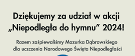 „Niepodległa do Hymnu”