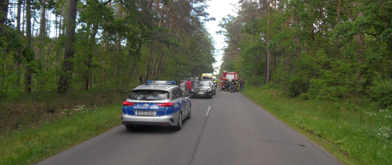 Kolizja na drodze wojewódzkiej 141 Komenda Powiatowa Państwowej