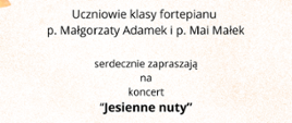 Koncert jesienne nuty