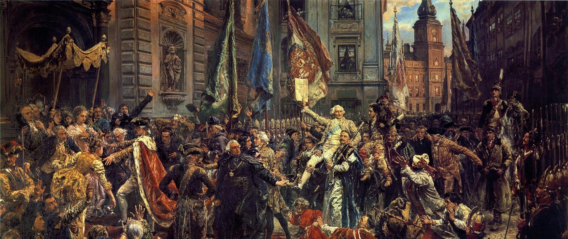 Painting: Constitution of 3 May by Jan Matejko