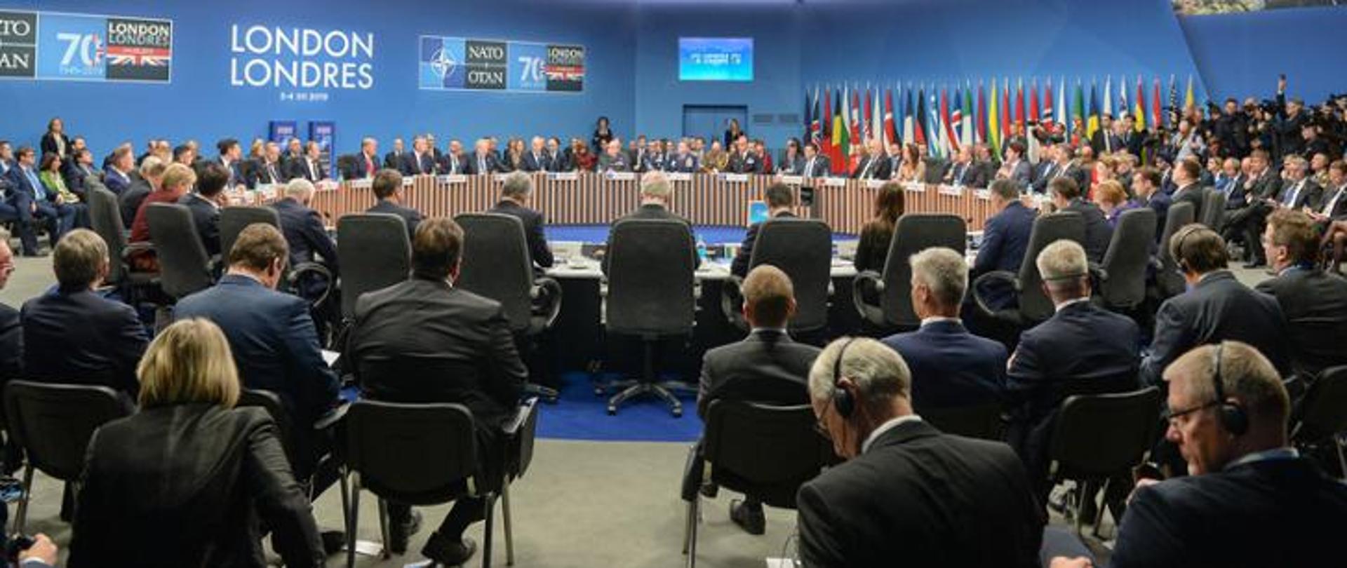 North Atlantic Council session with the participation of presidents and heads of government in London.