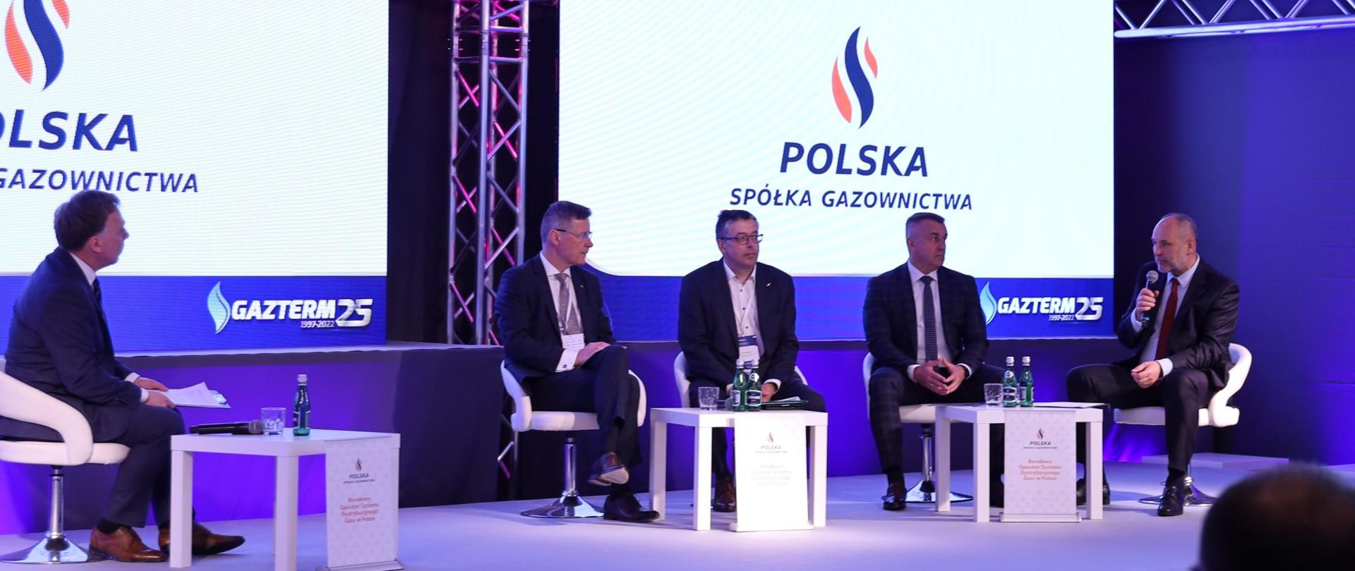 Wiceminister Piotr Dziadzio podczas drugiego dnia konferencji Gazterm