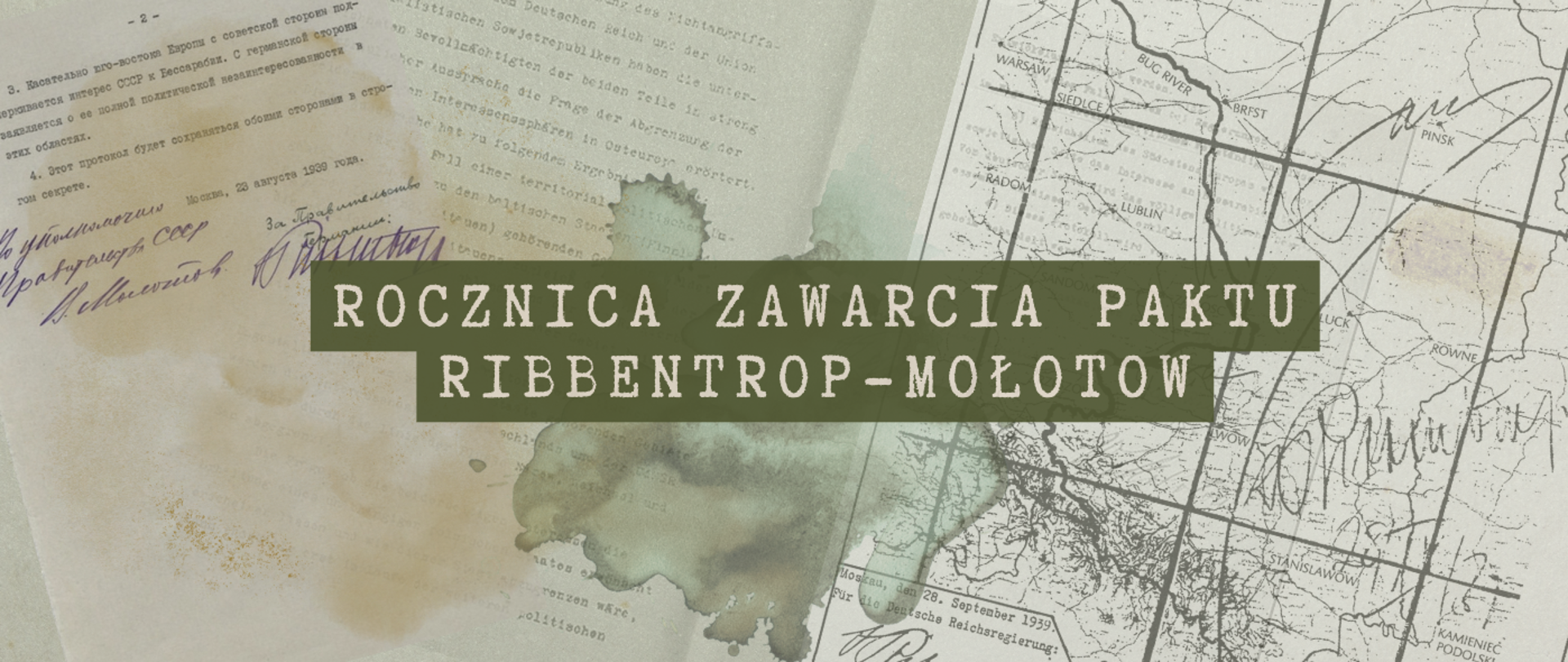 Rocznica zawarcia Paktu Ribbentrop-Mołotow