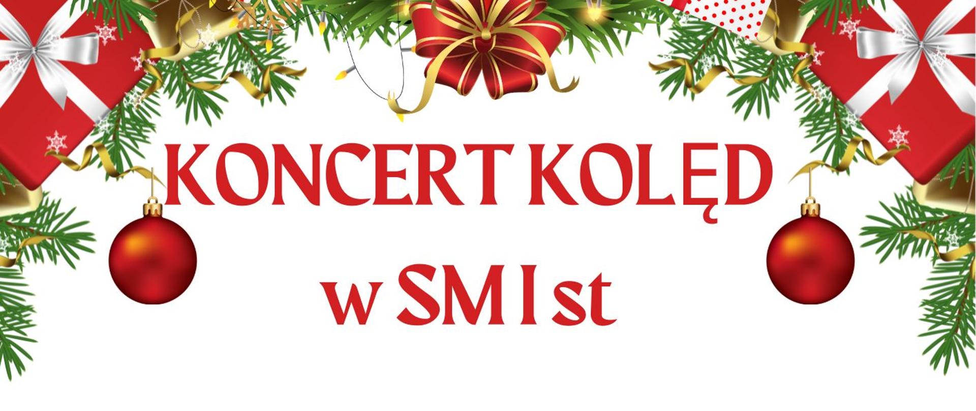 Koncert kolęd w SM I stopnia. 18 i 19 grudnia godzina 17.00