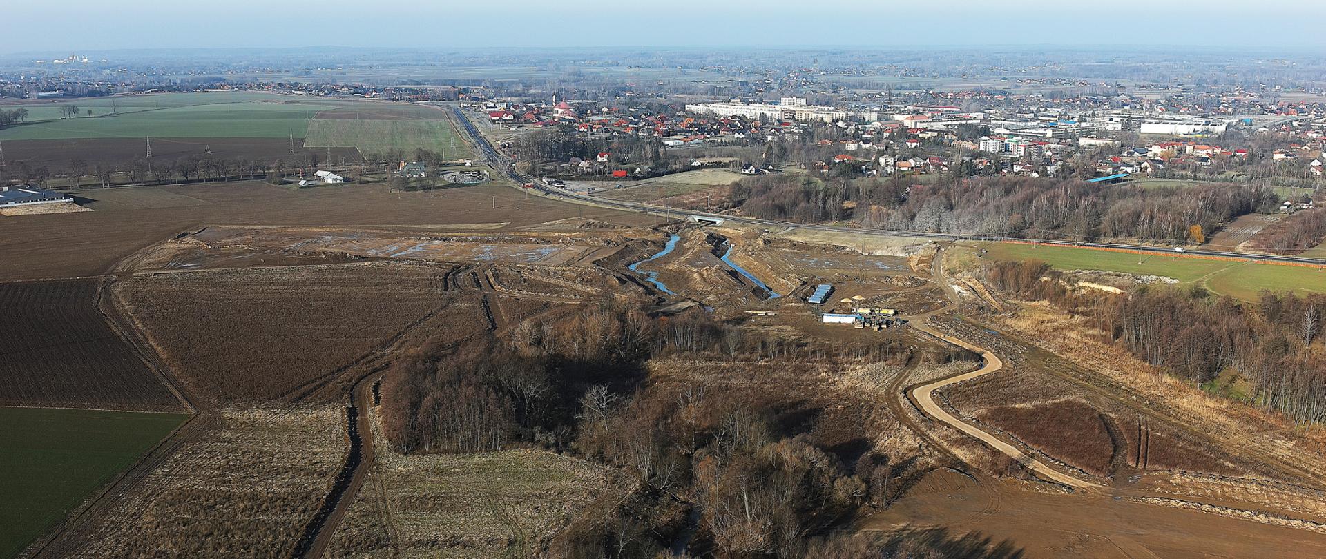 Budowa suchego zbiornika przeciwpowodziowego "Góra Ropczycka"