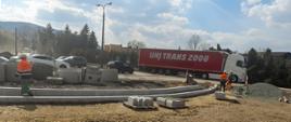 Trwa przebudowa skrzyżowania DK52 z drogami powiatowymi w Czańcu 