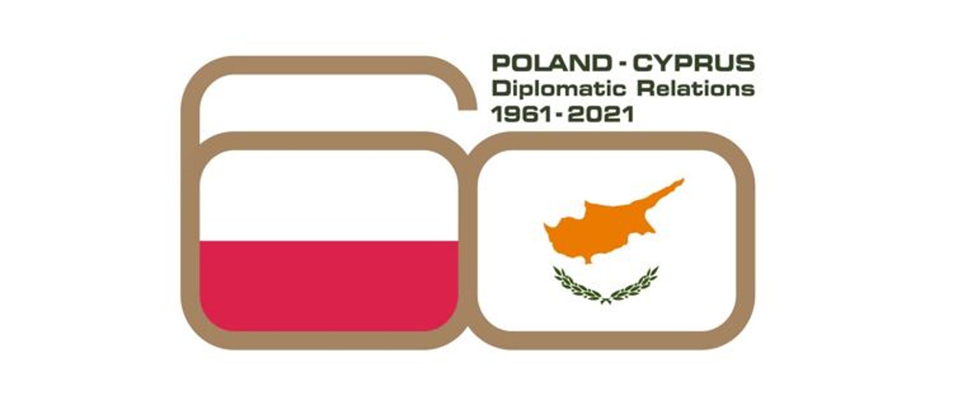 Logo 60-lecia polsko-cypryjskich stosunków dyplomatycznych 