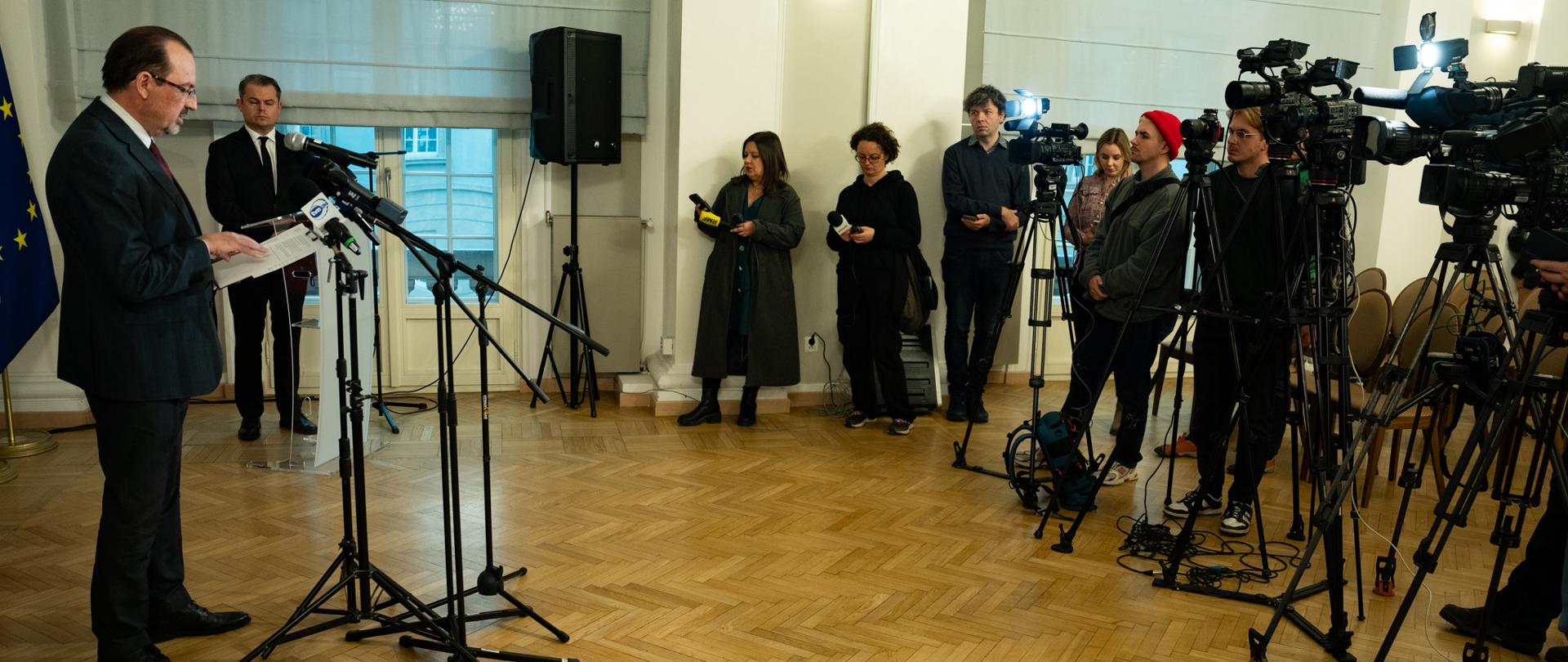 Konferencja prasowa Wojewody Dolnośląskiego 15.11.2024