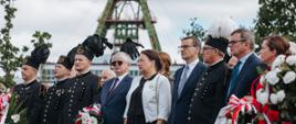 Premier Mateusz Morawiecki w trakcie Obchodów 42 rocznicy Porozumień Sierpniowych w Jastrzębie Zdrój