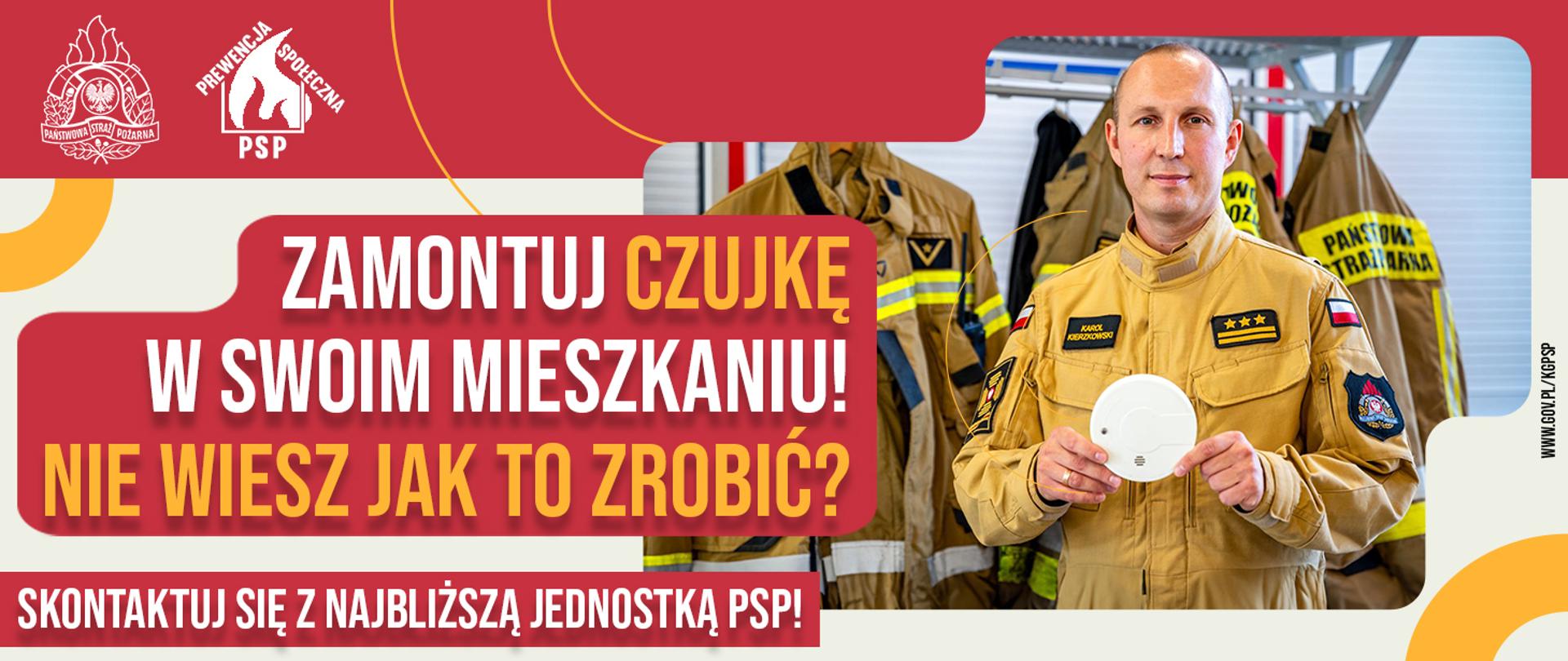 Zamontuj czujkę w swoim mieszkaniu!