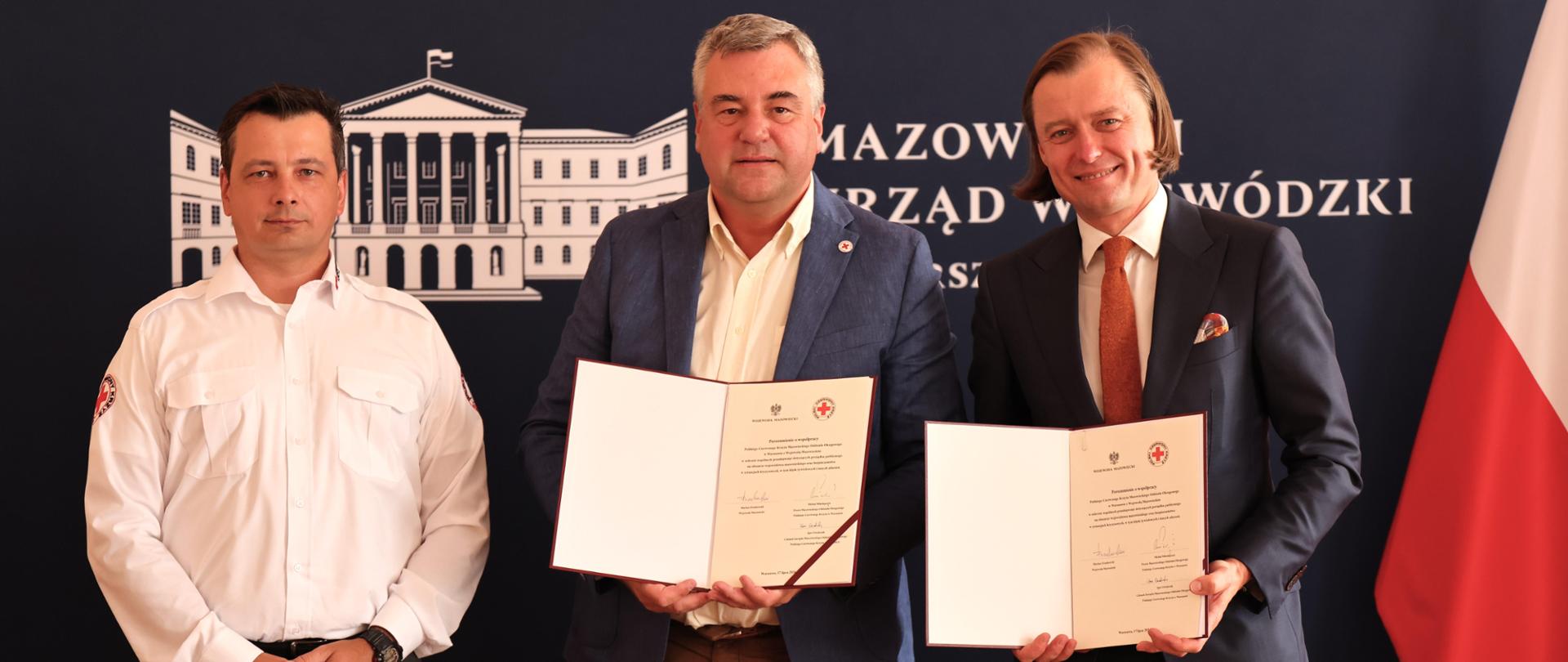 Wojewoda Mazowiecki podpisał porozumienie z PCK