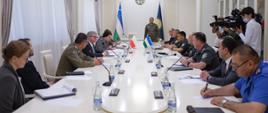 встреча главы БНБ с Министром обороны Республики Узбекистан, Б. Курбановым.
