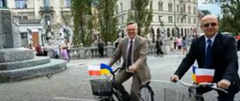 On_the_occasion_of_the_World_Bicycle_Day_Ambassadors_Krzysztof_Olendzki_and_Mykhailo_Brodovych,_3062022,_Ljubljana