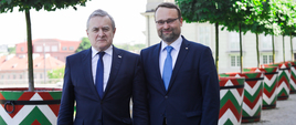 Wicepremier Piotr Gliński spotkał się w Warszawie z ministrem kultury Litwy