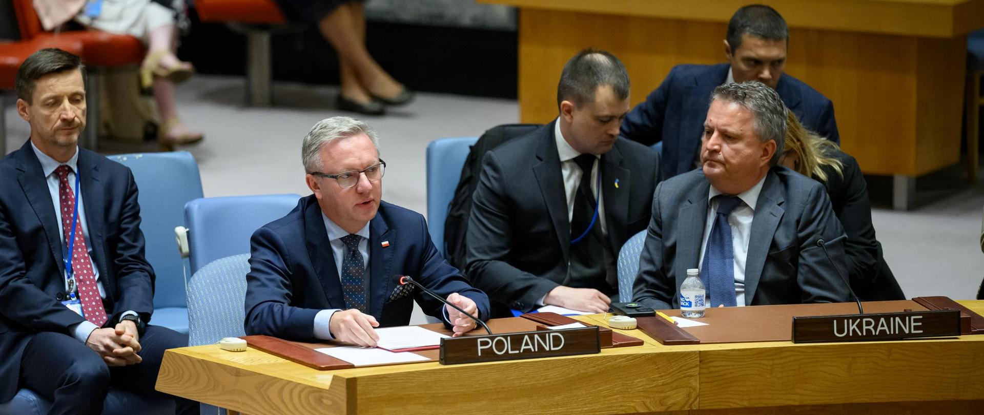 Ambassador Krzysztof Szczerski in the UN Security Council