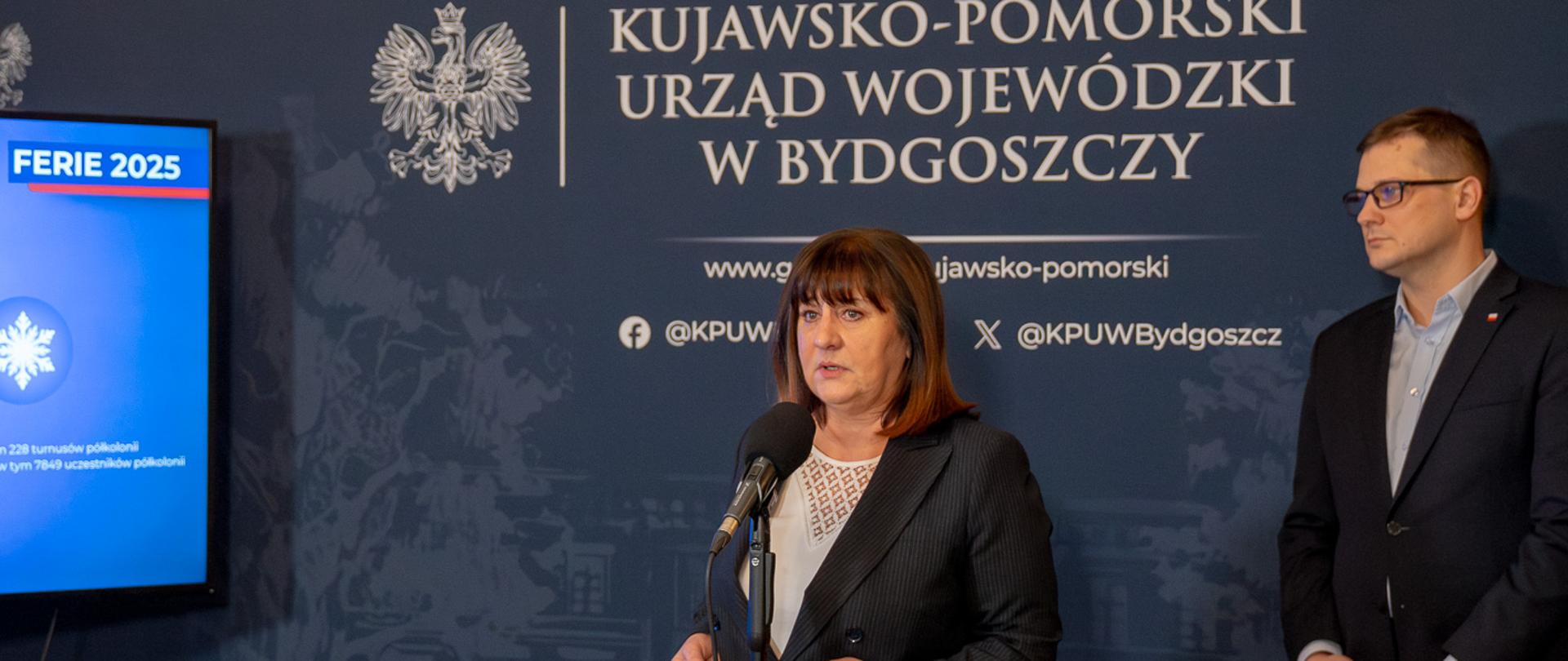 Briefing prasowy w temacie przygotowania służb do ferii zimowych w województwie kujawsko-pomorskim