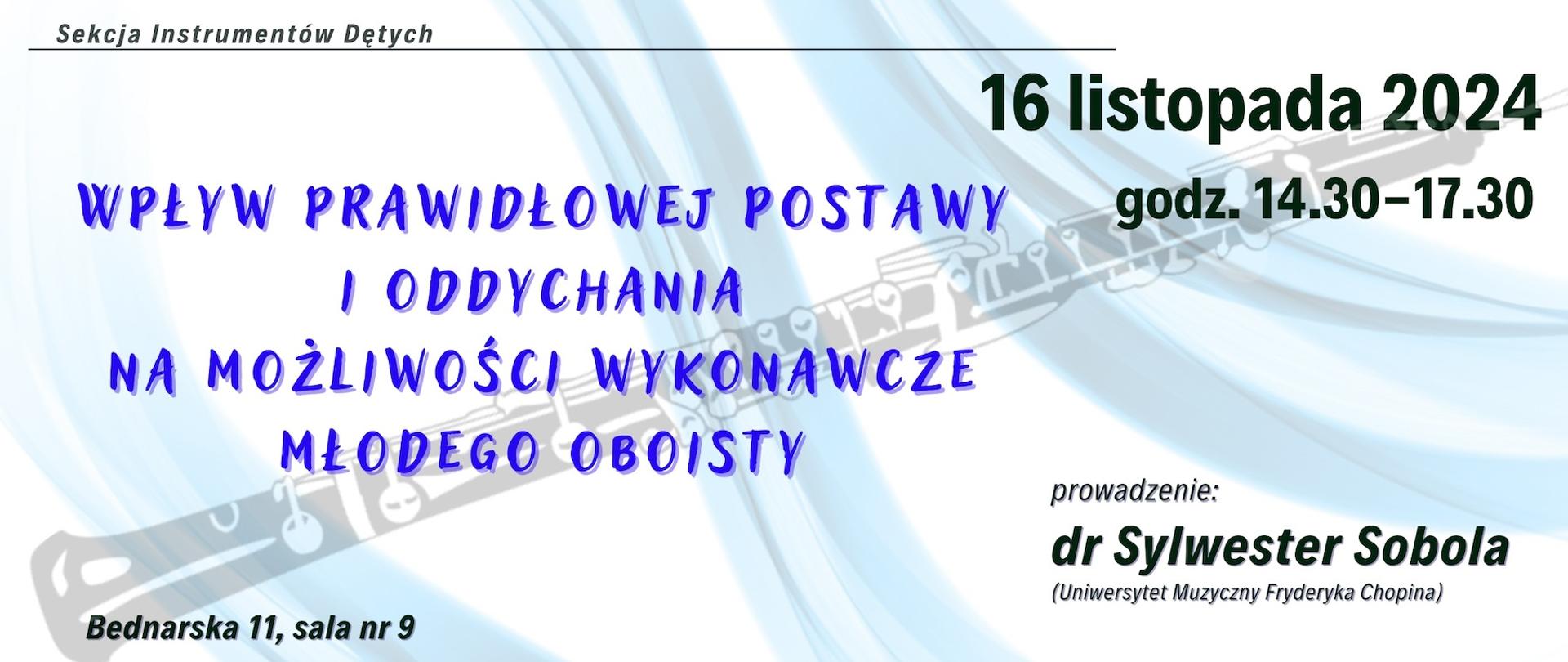 Baner - 16.11.2024 - warsztaty obojowe - dr Sylwester Sobola