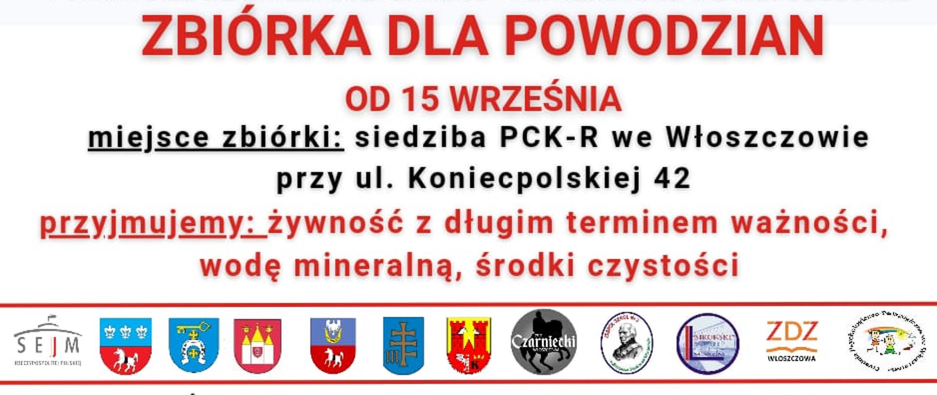 Zbiórka dla powodzian