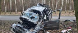 Wypadek samochodu osobowego marki CITROEN XSARA PICASSO na 46. kilometrze drogi wojewódzkiej nr 178 na wysokości miejscowości Łukowo.