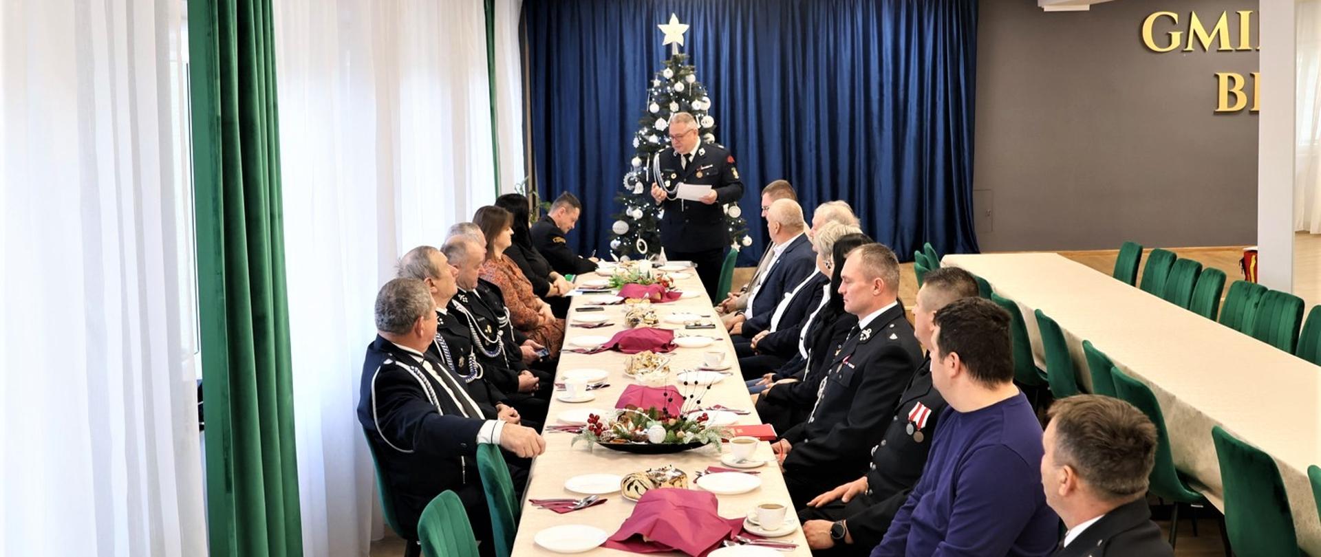 Spotkanie wigilijne Zarządu Oddziału Gminnego Związku OSP RP w Bejscach-powiat kazimierski