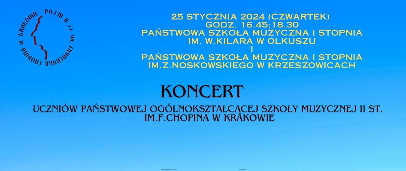 Koncert W Szkołach Muzycznych W Olkuszu I Krzeszowicach 25 01 2024 R Państwowa 0883