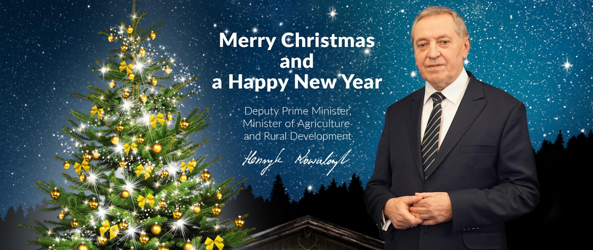 Christmas wishes from the Deputy Prime Minister, Minister of Agriculture and Rural Development, Henryk Kowalczyk