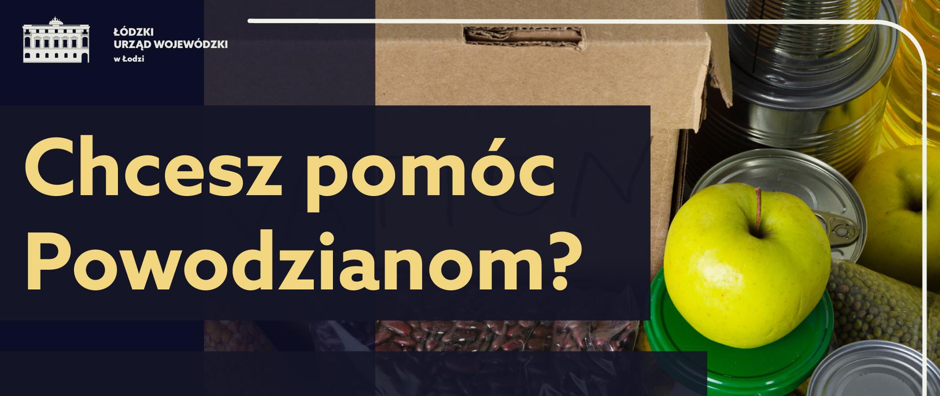 Grafika informująca o tym, jak można pomóc powodzianom 