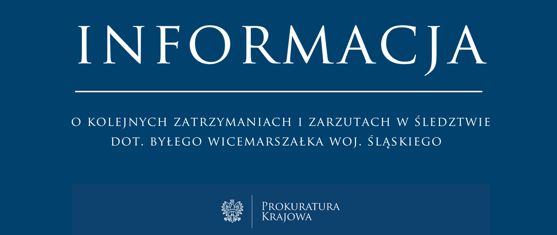 Kolejne zatrzymania i zarzuty w śledztwie dotyczącym byłego wicemarszałka woj. śląskiego