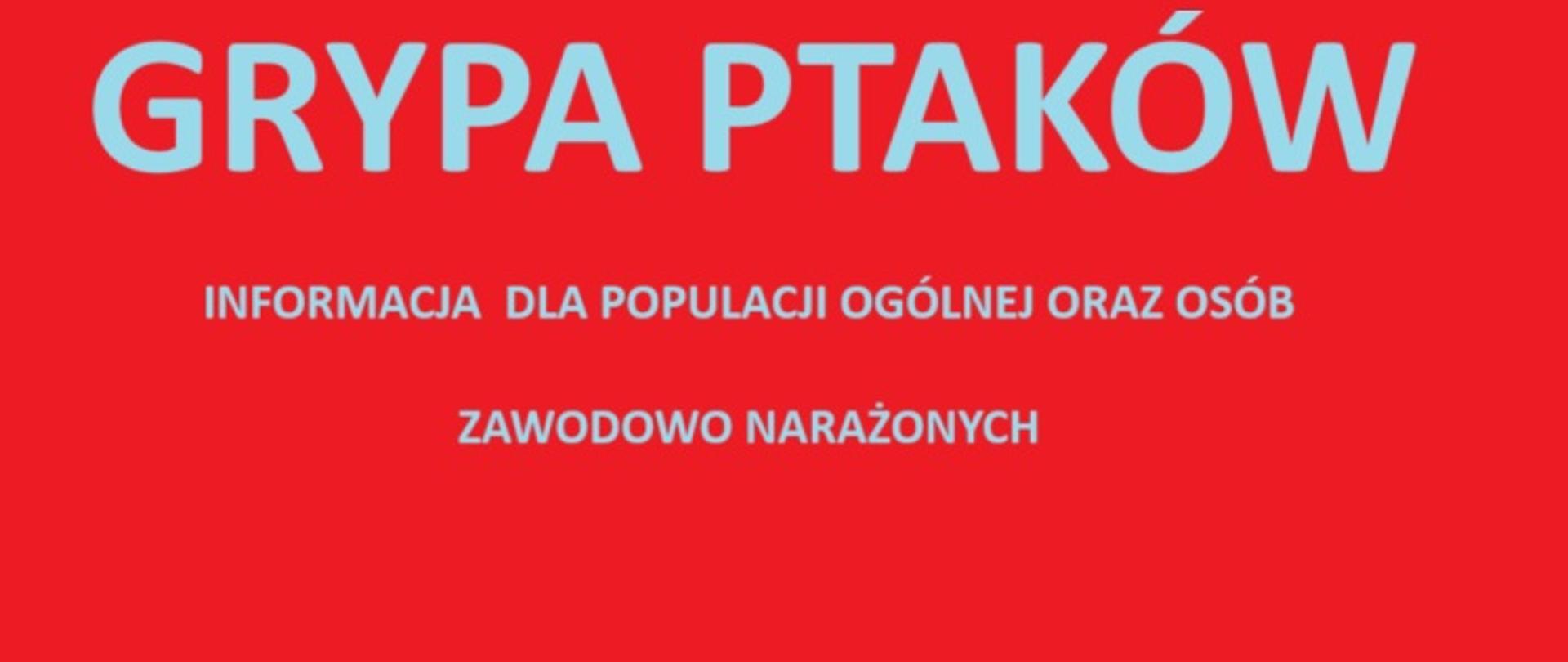 Grypa ptaków