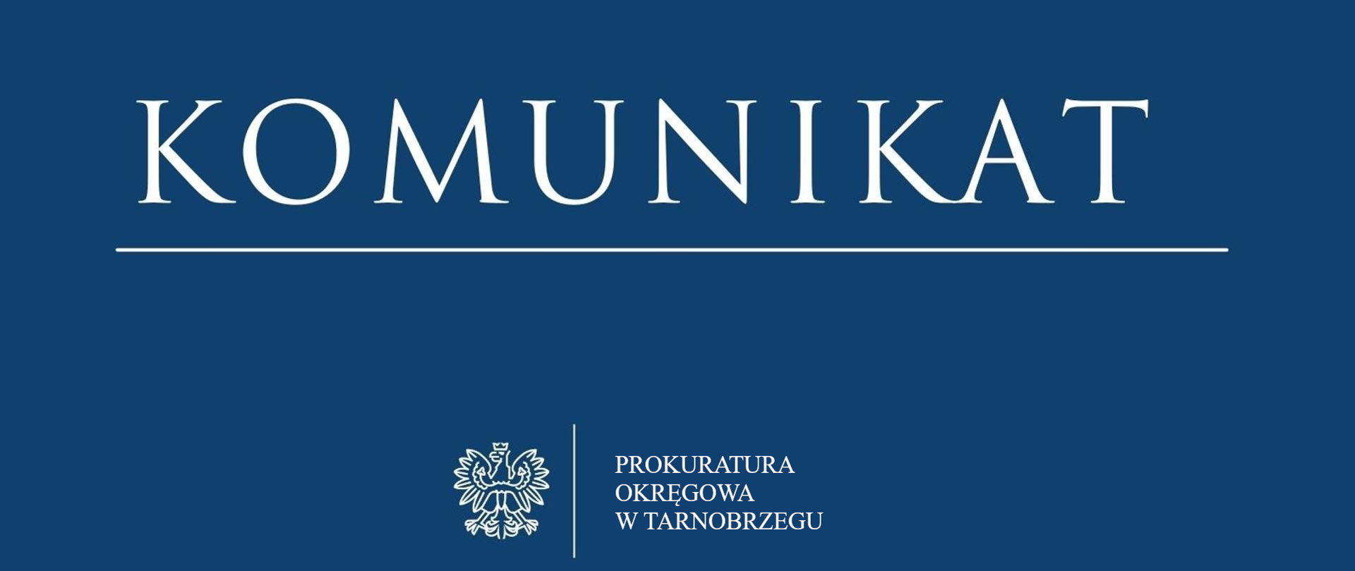 Komunikat Rzecznika Prasowego